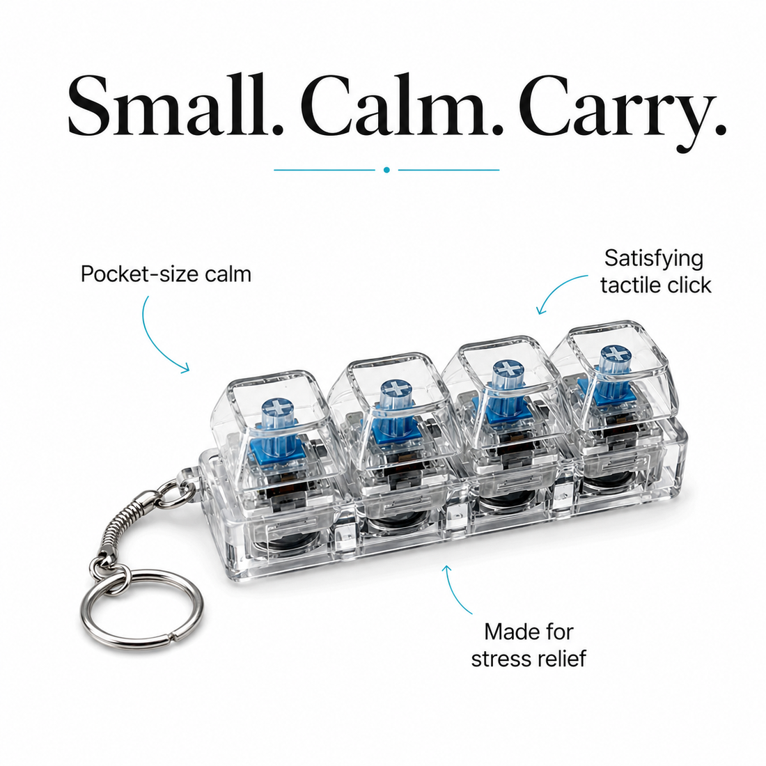 Fidget Keys™ Stress Relief Keychain