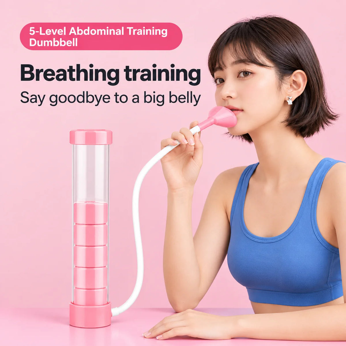 Elvoria™ Breathing Trainer – Abdominal Exercise Device