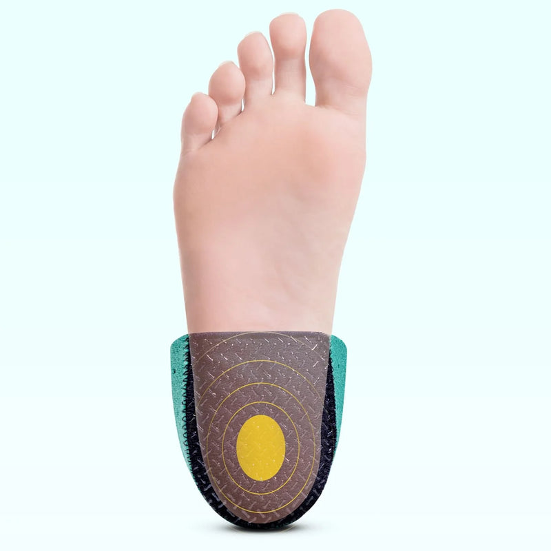 Targeted Gel Cushioning At Heel Impact Zone