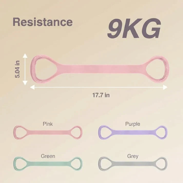ELVORIA™ - Figure 8 Workout Resistance Band for Yoga