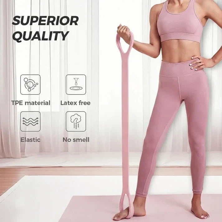 ELVORIA™ - Figure 8 Workout Resistance Band for Yoga
